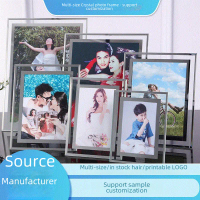 Photo Frame, Crystal Glass, 5 Inch, 6 Inch, 7 Inch, 8 Inch, 10 Inch, A4, Wholesale, Suitable for Dec