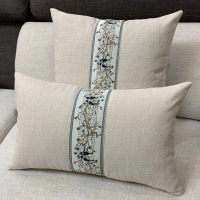 Sofa backrest cushion, waist support, home furniture pillowcase, rectangular waist pillow. Supply ch