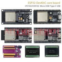 ESP32-DevKitC core board ESP32 development board 38Pin WIFI+Bluetooth-compatible IoT NodeMCU-32 ESP32-WROOM-32D ESP32-WROOM-32U
