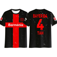 Đồng Phục Bayer Leverkusen, Quần Áo Bóng Đá Wirtz, Áo Thun Ngắn Tay Nhanh Khô, Dành Cho Nam Và Nữ, P