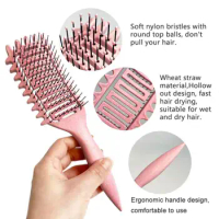 Curl Defining Brush 2024 Best Curl Define Styling Brush For Curly Hair, Curly Hair Brush, Vented Hair Brush, For Women B3c9