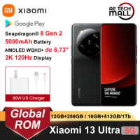 New Smartphone Xiaomi 13 Ultra Global ROM 5G Snapdragon 8 Gen 2 256GB/512GB/1TB 50MP 90W 120Hz 5000mAh 2K 6.73"Screen