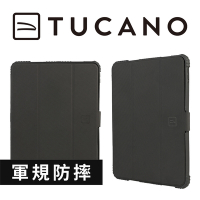 義大利 TUCANO Educo iPad A16/第10代 專用 軍規防摔殼 - 黑色