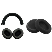 AT41 2 Set Ear Cushion Earphone Cover For Steelseries/Sairui With Headphone Head Beam Protective Cover For Audio-Technica