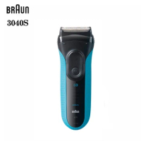 Braun S3 3040s Electric Shaver Men's Shaver Triple Blade Rechargeable Reciprocating Wet &amp; Dry Double Shave New 3 Series 3040s