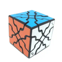 Calvin's puzzle Evgeniy Curvy Dino in Small Clear Box Twisty Puzzle, Brain Teasers, Speed Cube, STEM fidget toys Magic Cube