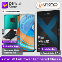 Tempered Glass Compatible With Xiaomi Redmi Note 9 Pro Pixo 3D Full Cover Screen Protector