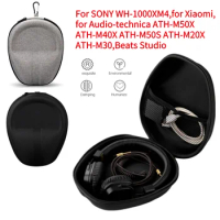 Hard EVA Headphone Carrying Case Pouch for SONY WH-1000XM4 for Xiaomi/Audio-technica ATH-M50X Wireless Headset Bag Storage Box