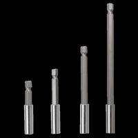 4-piece Hexagonal Screwdriver Extension Rod 60/75/100/150mm Socket 1/4 Magnetic Screwdriver Extension Rod Hand Tools