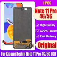 6.67" Original For Xiaomi Redmi Note 11 Pro 5G LCD Display Screen Touch Panel Digitizer Replacement For Redmi Note 11 Pro Screen