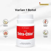 VITA Tetra-Chlor MEDION – Antibiotik Kapsul untuk Ayam (1 Botol @ 50 Kapsul) 1 Botol