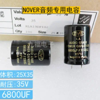 2pcs/lot British original Nover LA series 63-450V 100-22000uf gold AUDIO audio fever electrolytic capacitor free shipping