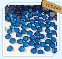 hot sale 50% off super shiny strong glue ss20 5mm sapphire color with 1440 pcs each pack ; for jewelry free shipping