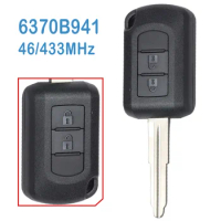 2 Pcs/lot Auto Smart Remote 6370B941 433MHz ID46 Chip J166E 2B Replace Car Key For Mitsubishi ASX Outlander Mirage 2016-2019
