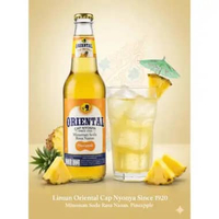 LIMUN ORIENTAL Minuman Soda Khas Pekalongan Rasa Pineapple (Nanas) 300ml
