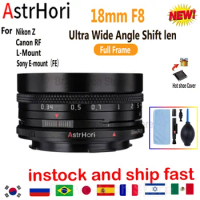 AstrHori Tilt 18mm F8 Lens Full frame Wide-angle camera lens for Canon RF Nikon Z Sony E Sigma/Panasonic/Leica L Mount Camera