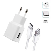 Fast Charger 9v/1.67a Charging Adapter USB C Cable for Samsung Galaxy A52 A50 A71 A21S A32 A40 S21 S10 5G M31 s20fe Tab S6 S3