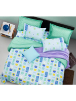 ชุด Set ผ้าปูที่นอน 7 ชิ้น รุ่น Peyote 350 เส้นด้าย สีเขียว