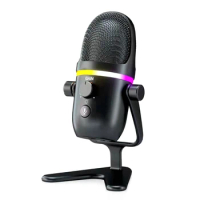 USB Condenser Microphone RGB Esports Gaming Microphone Desktop Microphone Computer Recording Microphone