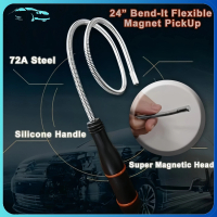 【mobildage】Batang logam magnetik Batang Magnet Yang Dapat Ditekuk Alat Pengambil Magnet Yang Panjang