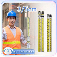 Bak Ukur 3 Meter 5 Meter Rambu Mistar Bak Ukur Aluminium Staff Rambu Ukur