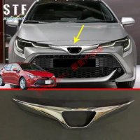 ABS Chrome Front Grille Cover Trim For Toyota Corolla Hatchback Auris Sport 2019 2020 Car Accessories Stickers