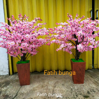 POHON SAKURA BUNGA PLASTIK/BUNGA HIAS/BUNGA ARTIFICIAL