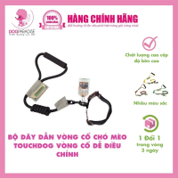 Bộ dây dẫn vòng cổ chó mèo Touchdog vòng cổ dễ điều chỉnh chất liệu siêu chắc nhiều màu sắc và kích 