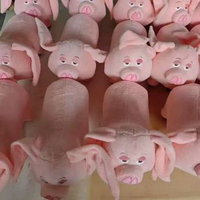 坐騎豬玩偶滑輪凳創意兒童座椅萬向輪飛天豬座椅