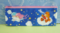 【震撼精品百貨】Little Twin Stars KiKi&amp;LaLa 雙子星小天使 筆袋 彩虹熊 震撼日式精品百貨