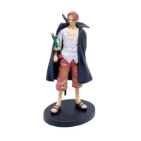 Anime One Piece Film Red DXF The Grandline Men Vol.2 Shanks PVC Action Figure Statue Collection Model Kids Toys Doll Gifts 18cm