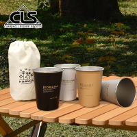 韓國CLS NOBANA 攜帶式304不鏽鋼杯四入組 啤酒杯 環保杯