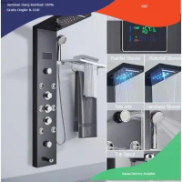 Perlengkapan Kamar Mandi Toilet MYQualife Shower Mandi Panel LED Massage Jets Wall Mounted - 8009 - 
