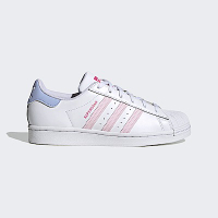 Adidas Superstar W [HQ1906] 女 休閒鞋 經典 Originals 貝殼頭 皮革 穿搭 白粉藍