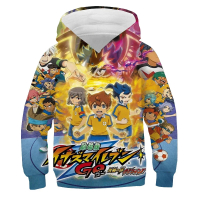 2025 เสื้อฮู้ด Inazuma Eleven Go ใหม่ เสื้อผ้าเด็ก เสื้อแขนยาว เสื้อกันหนาวฤดูใบไม้ร่วงฤดูหนาว เสื้อ