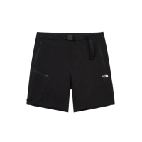 【The North Face】TNF 休閒 濕排汗涼感短褲 M HIKE TREKKER SHORT - AP 男 黑(NF0A87W44H0)