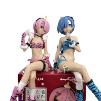 RE Noodle Stopper Figure Re ZERO Starting Life in Another World Rem Ram Anime Figure OniIshou Action Figure Model Toy
