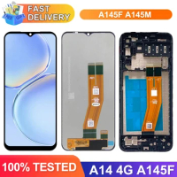 6.6" Screen for Samsung Galaxy A14 A145F A145F/DSN Lcd Display Digital Touch Screen with Frame Replacement for Samsung A14