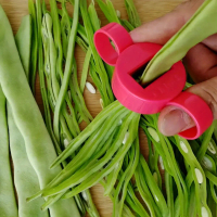 【L Cral】    1PC Home Use Multi-Function Bean Sprout Slicer Kitchen Tool Small Vegetable Cutter Strin