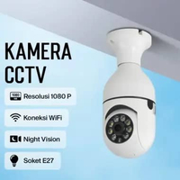 Kamera CCTV Indoor Bohlam WiFi IP Camera IR Detection E27 1080P 2MP - YS-2303