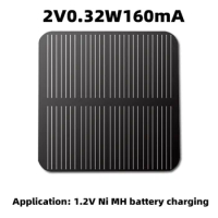 2V 0.32W 160mAh Solar Panels Power Solar Charged Board For 1.2V NiMH Battery Photovoltaic Panel For Solar Lawn Lamp Electrical