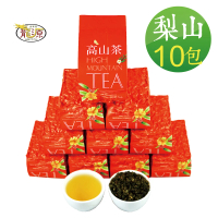 【龍源茶品】梨山嚴選清新香甜高山茶葉150gx10包(共2.5斤;附提袋)