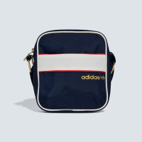 ADIDAS ORIGINALS SPORT FESTIVAL三葉草 斜背包-藍白-IX6838
