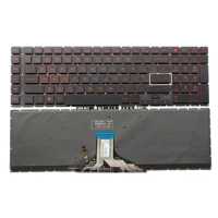 New Red UK(US) Layout Single Color Backlight Keyboard for Laptop HP OMEN 17CB 17-CB 17-CB1000 X 17-CB0000