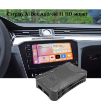 2022 Carplay ai box android 11.0 HD output wireless carplay/android auto 2.4g 5g wifi built-in GPS phone cast support OEM/ODM