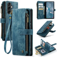 Phone Case S23 A12 For Samsung S20 S10 S9 Plus S21FE Wallet Leather Case For Galaxy A14 A13 A51 A72 A50 A52 A53 S22 Phone Cases