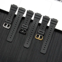 For Casio Convex Interface Steel Needle Buckle Watch Strap DW-5600/G-5600/GW-B5600/GW-M5610 Soft Resin Small Square Watchband
