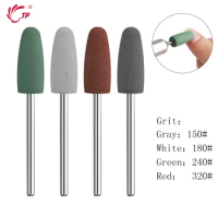 1Pcs Rubber Silicone Nail Drill Milling Cutter Drill Bits Files Burr Buffer for Electric Machine Nail Art Grinder Cuticle Tools