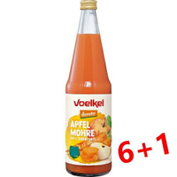 (買6送1) Voelkel 維可 蘋果胡蘿蔔汁 700ml/瓶 demeter認證