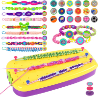 cusuyu Arts and Crafts for Girls Kids Ages 8-12 Friendship Bracelet Making Kit Toy for Girls Best Bi